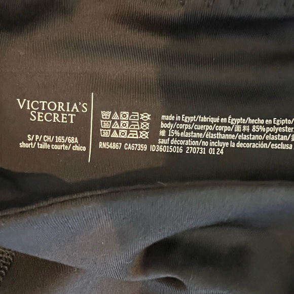 NWT VICTORIA’S SECRET Essential High-Rise Pocket Leggings-GREY ONYX, Small-Short - Picture 6 of 8